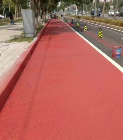 太原彩色路面喷涂施工要点